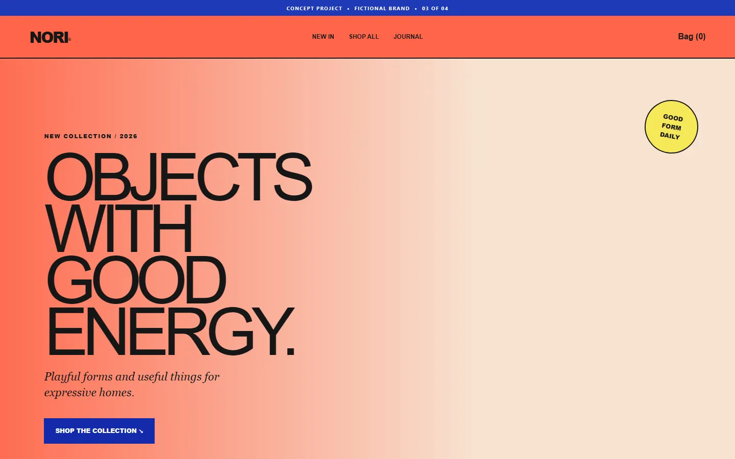 Nori desktop concept preview